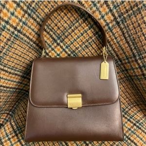 Coach Mocha Madison Bridle Satchel